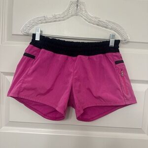 Lululemon Pink Athletic Shorts